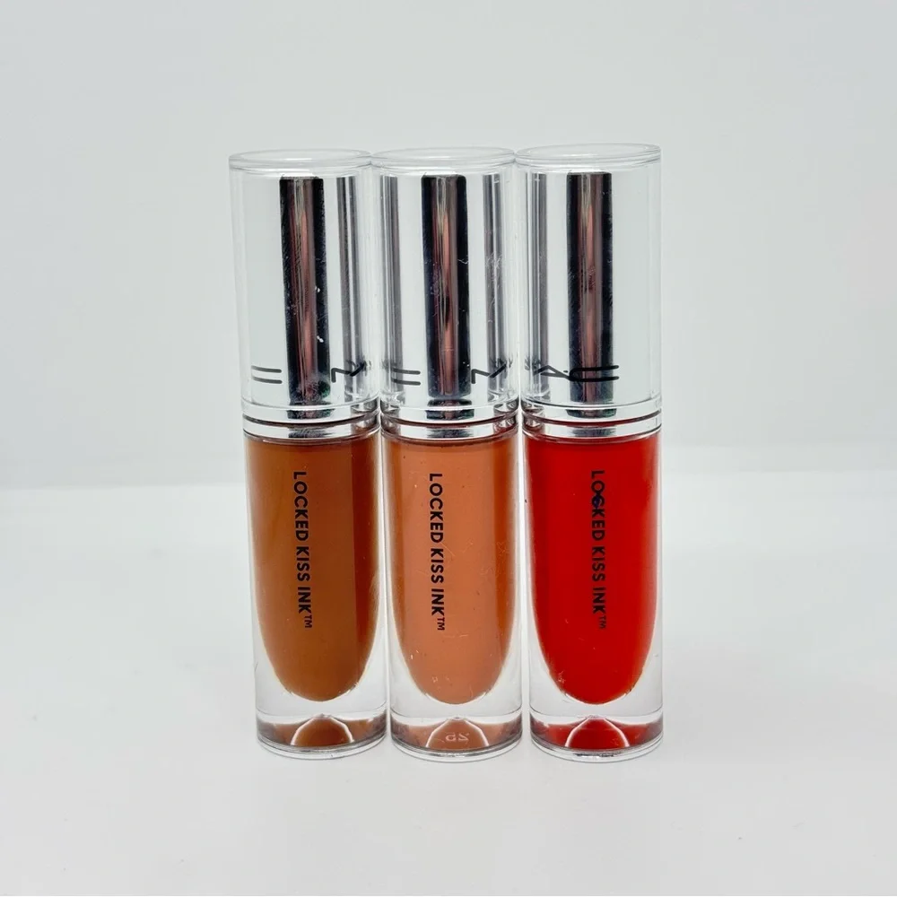 Mac Locked Kiss 24-Hour Hour Lipstick | Posh Brown | Brand New In Box